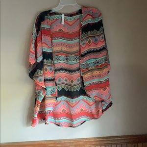 EUC colorful kimono size Large